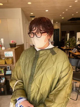 ショート カラー パーマ パーマ指名No1 /namiのヘアスタイル