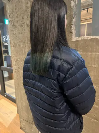 セミロング カラー SOU所属・ふるかわ れなのヘアスタイル