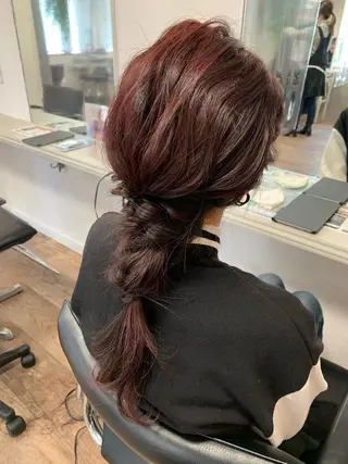 ロング カラー GO TODAY  SHAIR SALON 梅田NU茶屋町店所属・田中成美/レイヤー カット/透明感カラーのヘアスタイル