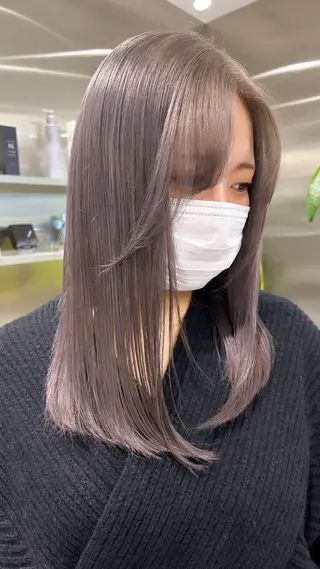 ロング カラー メンズ/ボブ/パーマ /くるみのマツエク・マツパデザイン