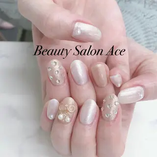 ネイル Beauty Salon Ace(ネイルサロン エース)所属・池袋フィルイン Ace♡長さだしのネイルデザイン