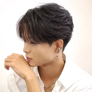 パーマ メンズ マッシュ支持率 👑No.1 辻彪斗のヘアスタイル