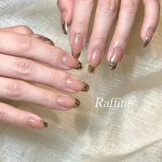 ネイル RAFFINE 月🦋🩵のネイルデザイン