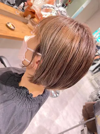 ショート カラー メンズパーマ/ スパイラル　渡邉凌のヘアスタイル