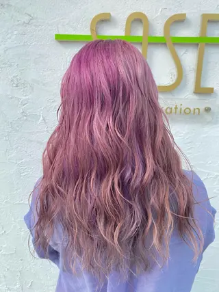 ロング カラー ヘアアレンジ Design Color🐰アユミのヘアスタイル