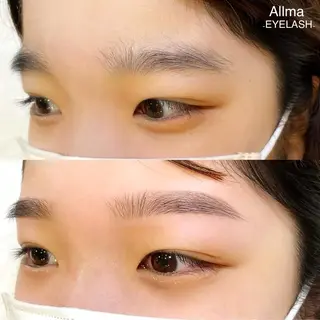 アイブロウ Allma eyeのマツエク・マツパデザイン