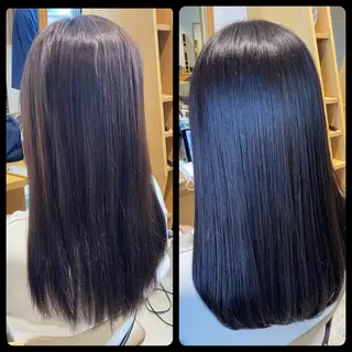 セミロング AMPHITOKYO 平林のヘアスタイル