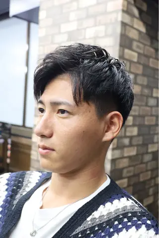 ショート Maison所属・メンズ特化 浜本志厳のヘアスタイル
