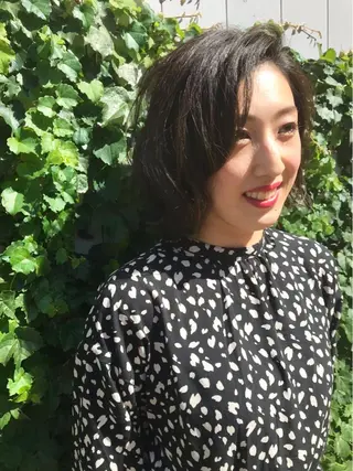 ショート カラー ママ美容師 *ヒマワリのヘアスタイル
