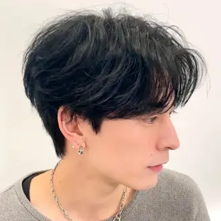 パーマ メンズ PERCUT 天王寺店所属・上向井 真志【メンズ美容師】のヘアスタイル
