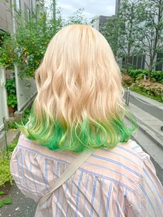 セミロング カラー Chérie所属・Chérie 渋谷/カラーサロンのヘアスタイル