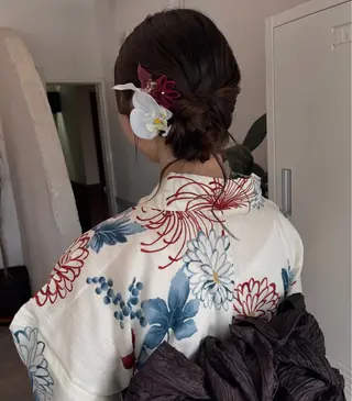 ヘアアレンジ 金沢市/美容師/ 岡島由希美のマツエク・マツパデザイン