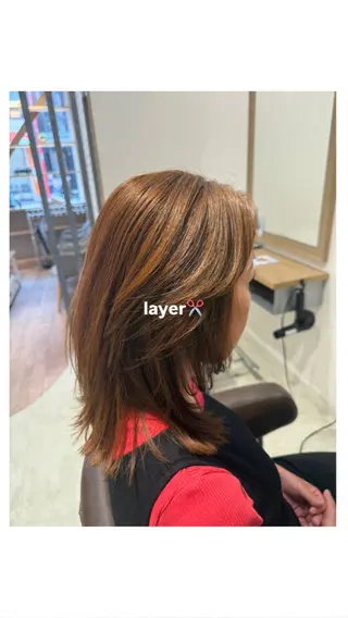 ミディアム 似合わせカラー☘️/ akariのヘアスタイル