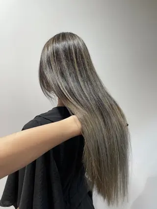ロング カラー 韓国風カラー🤎 𝒄𝒉𝒊𝒌𝒂のヘアスタイル