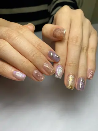 ネイル 草加ニュアンスネイル 🌚hersのネイルデザイン