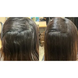 ミディアム パーマ ☆ 透明感カラー HARUKA ☆のヘアスタイル