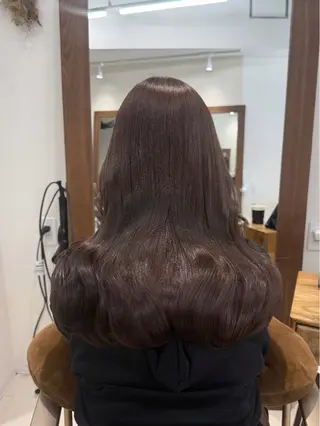 ロング カラー 暖色カラー /ヘアアレンジ/花鈴のヘアスタイル