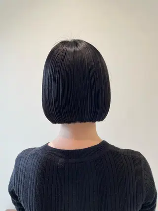 ショート ボブ/インナーカラー /眉毛/Miyuのヘアスタイル