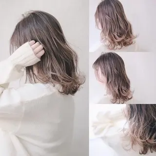 ミディアム カラー beauty: beast 大町店のヘアスタイル