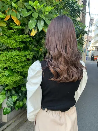 セミロング カラー DUMBO所属・【完全マンツー 恵比寿】佐藤 翔のヘアスタイル