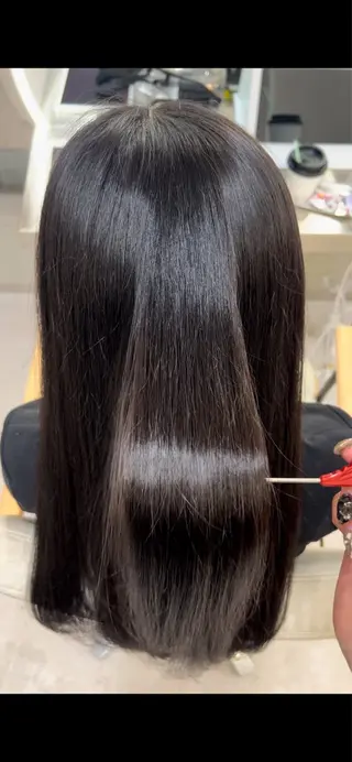 ロング カラー i.+SAPPORO所属・艶ワンカラー♡ ゆうかのヘアスタイル