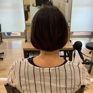 ショート カラー パーマ エイジングケア特化 美容師✂️山崎竜二のヘアスタイル