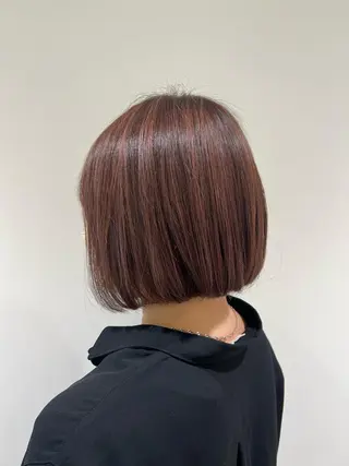 ミディアム カラー 【暖色カラー特化】 中山由梨のヘアスタイル