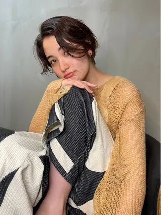 ショート ショート/ボブ専門 宮脇美奈/南船場のヘアスタイル