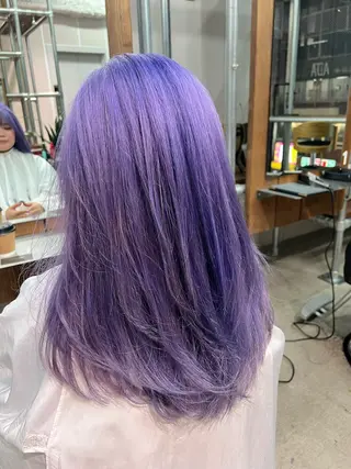 カラー 透明感カラー/レイヤ ーhinata.のヘアスタイル