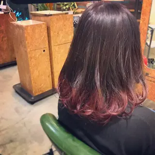 ミディアム カラー 嶋田 直美のヘアスタイル