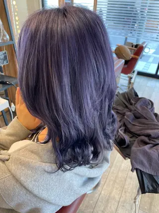 セミロング カラー ✨横須賀髪質改善✨️ 加藤 百音のヘアスタイル