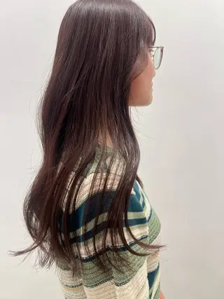 ロング カラー KEYMAN MEGUMIのヘアスタイル