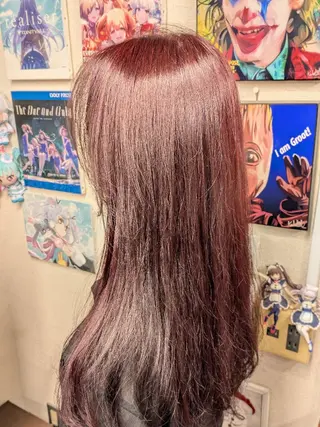 ロング fuwat所属・秋葉原でカラーする なら🐉ちぇーたんのヘアスタイル