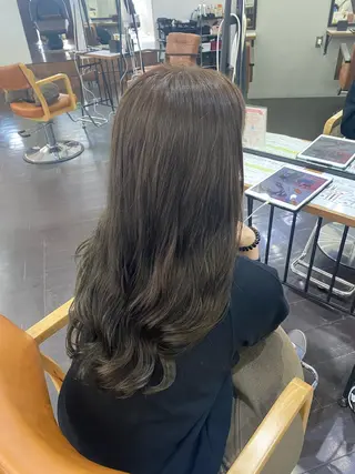 ロング カラー ヘアアレンジ 🍒ᩚ名駅/艶髪 縮毛矯正/あゆ🍒ᩚのヘアスタイル