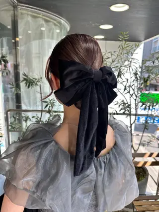 セミロング ヘアアレンジ サナ/ 立川美容師🪽のヘアスタイル