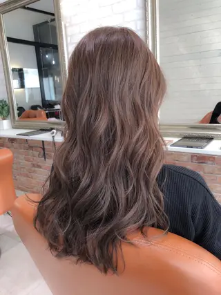 ロング カラー ヘアアレンジ 濱田 ヒデキのヘアスタイル
