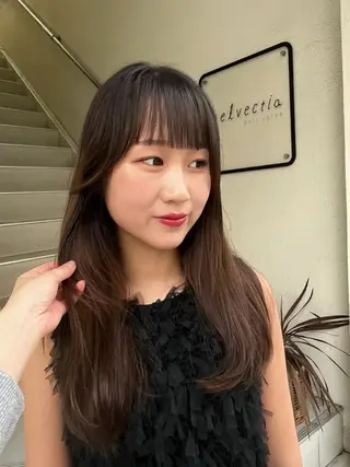 セミロング ベルベチカ所属・市村 花奈のヘアスタイル