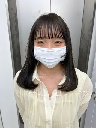 セミロング 似合わせカット🎀/ カラー🫧/まどのヘアスタイル