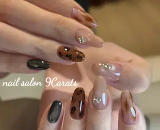 ネイル 💜ワンホンネイル ナインカラット💎のネイルデザイン