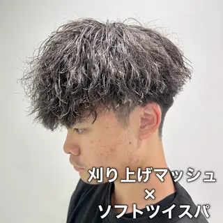 ショート パーマ メンズ メンズ指名No. 1 🔥Riku🔥のヘアスタイル