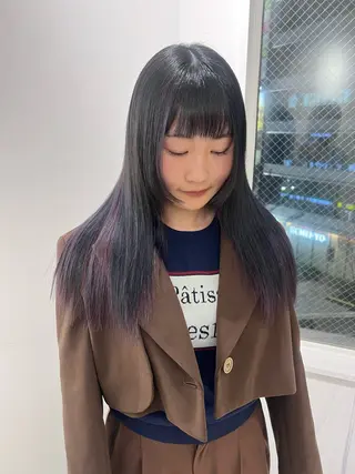 ロング euphoria新宿通り所属・ブリーチなしwcr yumeのヘアスタイル