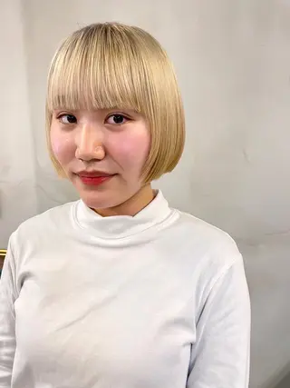 カラー パーマ ヘアアレンジ メンズ tatsumi/ボブ ウルフ/レイヤーのヘアスタイル