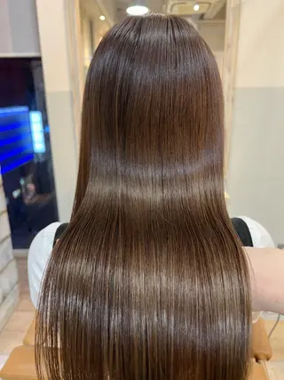 ロング カラー 韓国🇰🇷レイヤー 映える顔周り🩷のヘアスタイル