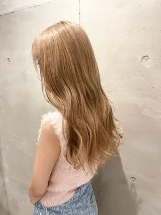 ロング カラー ～lynn～Moana by HEADLIGHT 武蔵小杉２号店【リン モアナ バイ ヘッドライト】所属・Tomoya 次世代ブリーチ🕊のヘアスタイル