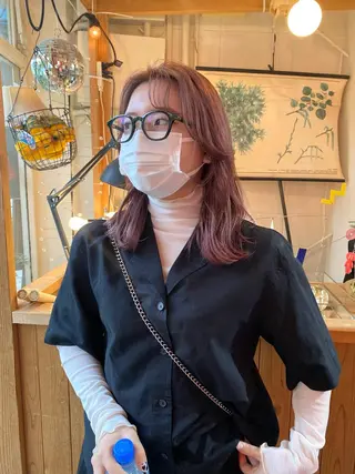 カラー iru所属・mi kiのヘアスタイル