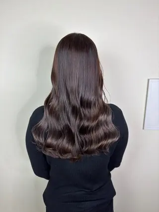 ロング カラー ハイライトカラー✨ グレージュ✨鎌倉光洋のヘアスタイル