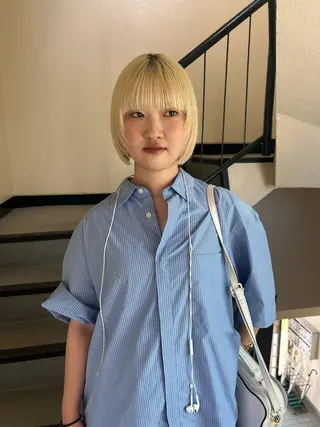 ショート ☕️結【suii.】 ボブ/ヘアセット☕️のヘアスタイル