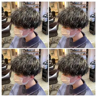 カラー パーマ メンズ 💎髪質改善／艶髪 荻原💎のヘアスタイル