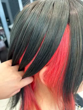 ミディアム カラー 海外カラー白髪ぼかし ティファニーサユリのヘアスタイル