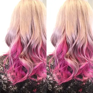 セミロング カラー 'amo所属・'amo eyelashのマツエク・マツパデザイン